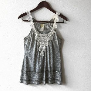 Anthropologie | C Keer Granada Tank Green | XS